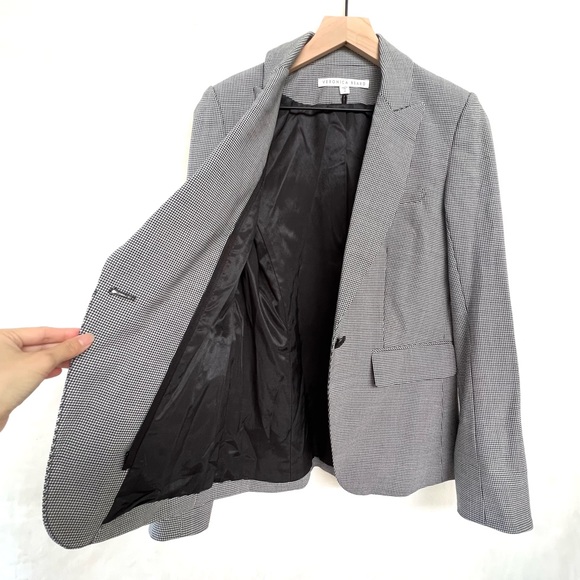 Veronica Beard Mini Houndstooth Blazer - Picture 3 of 9